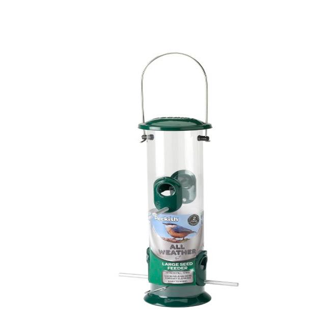 PECKISH ALL WEATHER LARGE SEED FEEDER